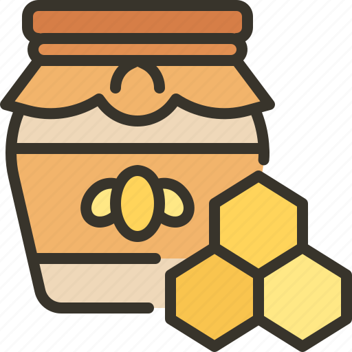 Honey, bee, jar, pot, sweet icon - Download on Iconfinder