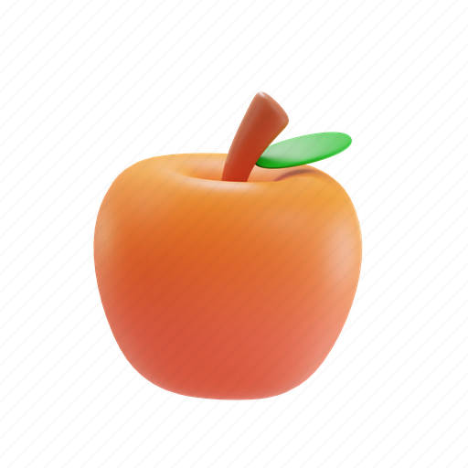 Autumn, 3d illustrations, season, orange, thanksgiving, november, red apple 3D illustration - Download on Iconfinder