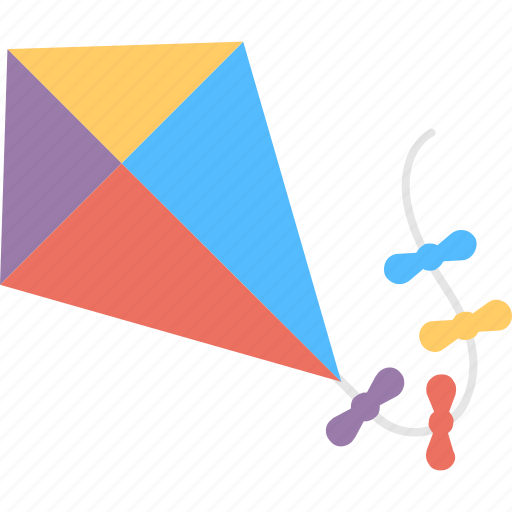 Colorful kite, flying kite, kite, kite flying icon - Download on Iconfinder