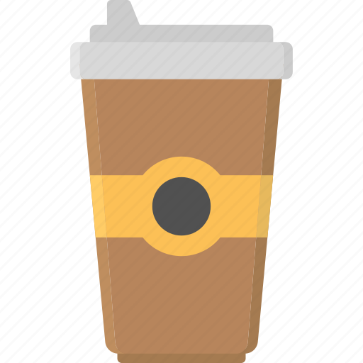Caffeine, cappuccino, coffee, coffee cup, disposable coffee cup icon - Download on Iconfinder
