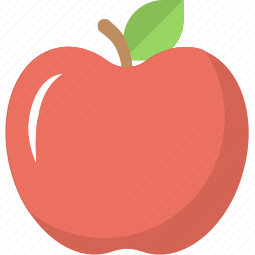 Apple, food, fruit, red apple, ripe apple icon - Download on Iconfinder
