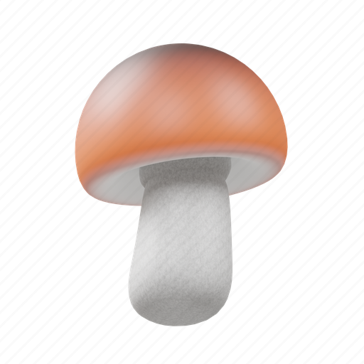 Mushroom, autumn, fall, season, cozy, harvest, festival 3D illustration - Download on Iconfinder