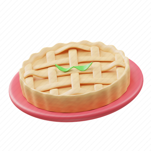 Pie, autumn, fall, season, cozy, harvest, festival 3D illustration - Download on Iconfinder