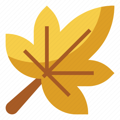 Autumn, botanical, leaf, maple, nature, yellow icon - Download on Iconfinder