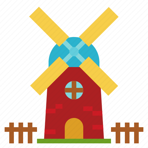 Ecology, farm, mill, netherlands, windmill icon - Download on Iconfinder