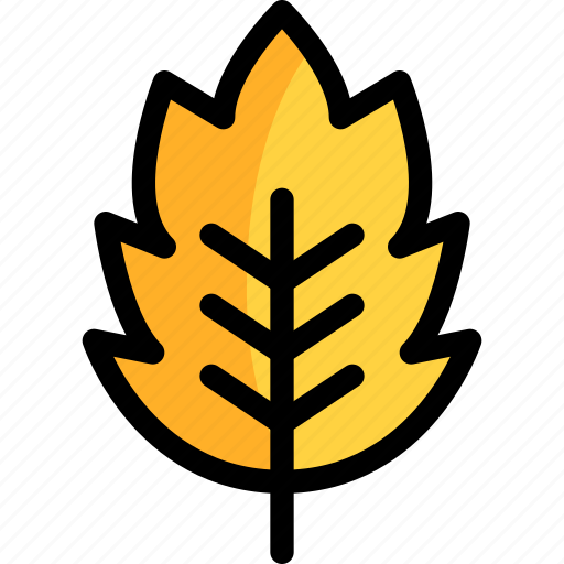 Autumn, leaf, season, yellow icon - Download on Iconfinder