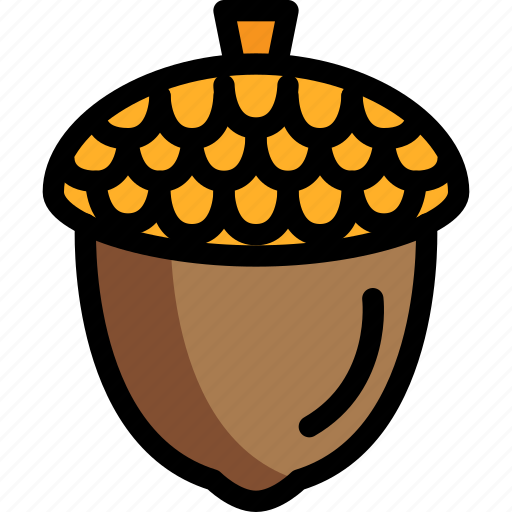 Acorn, autumn, food, season icon - Download on Iconfinder