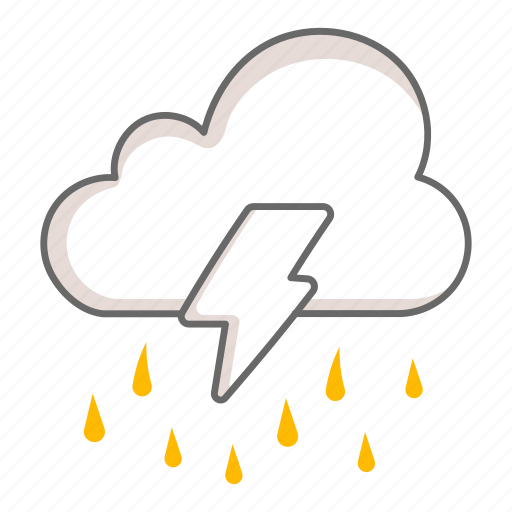 Clouds, heavy raining, cloudy, drizzling, raining, weather icon - Download on Iconfinder