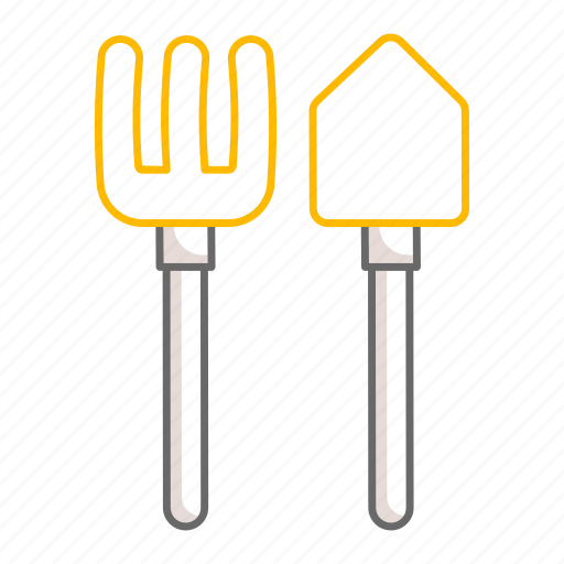 Garden, broom, spade, rake, tool, equipment icon - Download on Iconfinder
