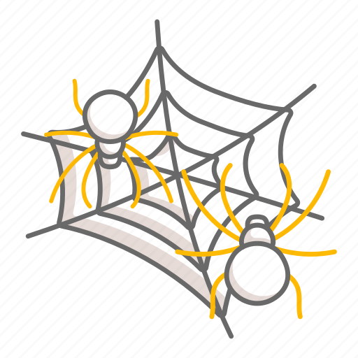 Spider, web, insect, autumn, venom, season icon - Download on Iconfinder