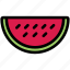 watermelon, fruit, fresh, green, melon, summer, vegetarian, slice, organic 