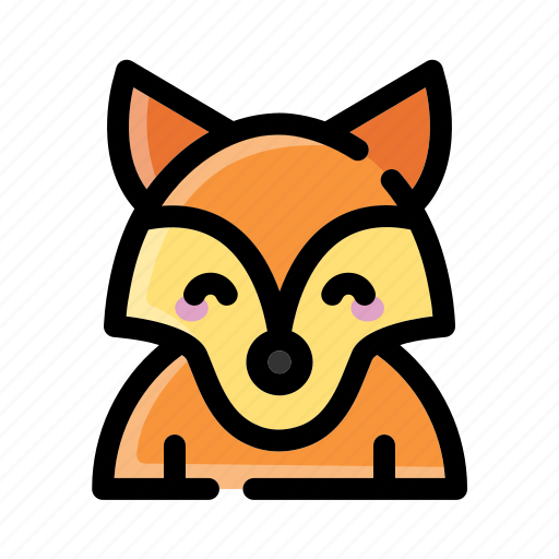 Fox, animal, wild, foxy, wildlife, zoo, nature icon - Download on Iconfinder