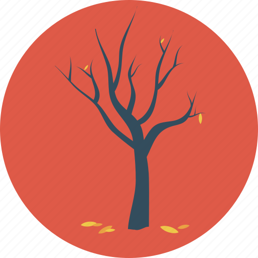 Autumn, dead tree, fall, fallen, leaves, tree icon - Download on Iconfinder