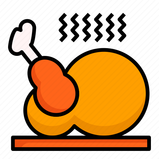 Chicken, cooking, food, grilled, kitchen icon - Download on Iconfinder