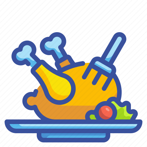 Chicken, food, roast, turkey icon - Download on Iconfinder