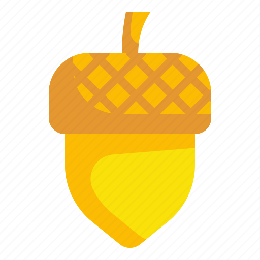 Acorn, autumn, fruit, oak, organic icon - Download on Iconfinder