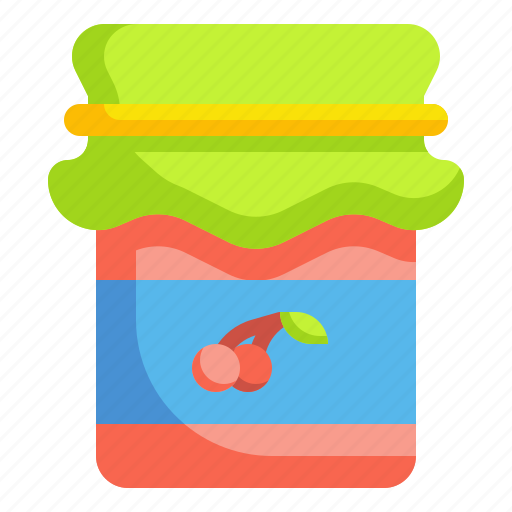 Breakfast, cherry, food, jam, sweet icon - Download on Iconfinder