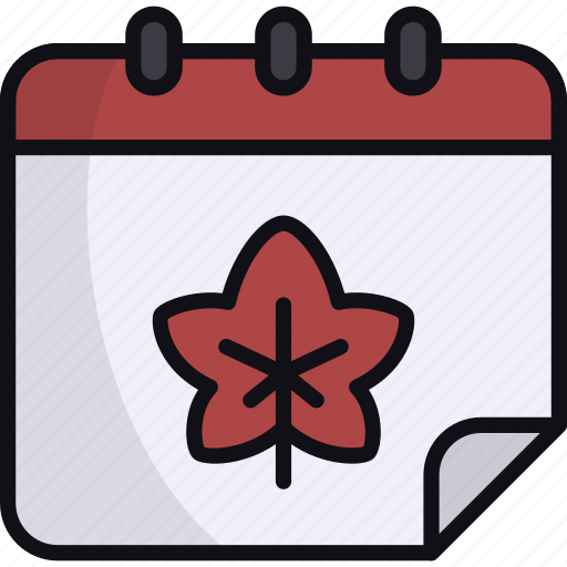 Calendar, fall, autumn, schedule, season, month icon - Download on Iconfinder