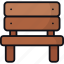 bench, long chair, park chair, furniture, wooden chair, seat 