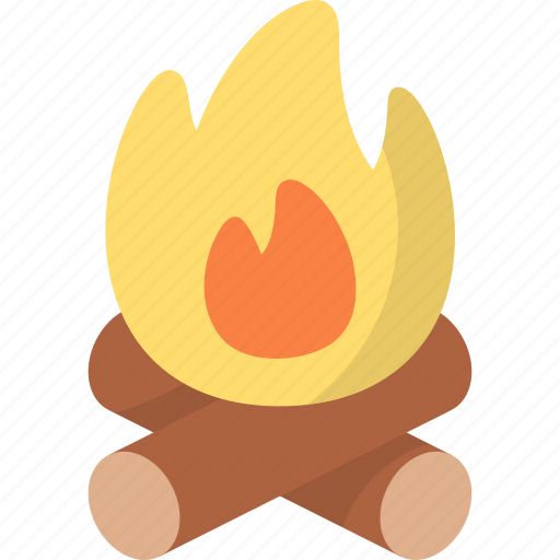 Bonfire, campfire, camping, outdoor, firewood, burning icon - Download on Iconfinder