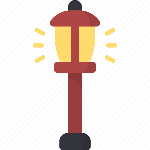 Park lamp, streetlight, street lamppost, garden lamp, park light, street lantern icon - Download on Iconfinder