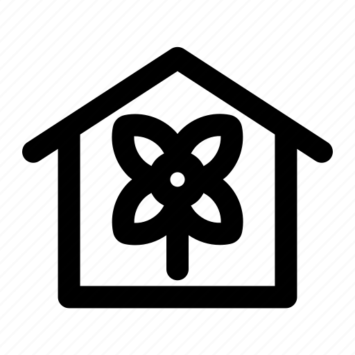Home, flower, nature, building, plant icon - Download on Iconfinder