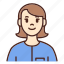 avatar, user, profile, woman, female 