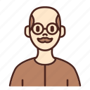 avatar, glasses, user, profile, man, male
