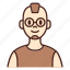 avatar, glasses, user, profile, man, male 