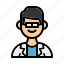 avatar, profile, people, person, face, user, doctor 