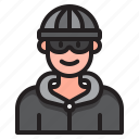 avatar, profile, man, male, bandit