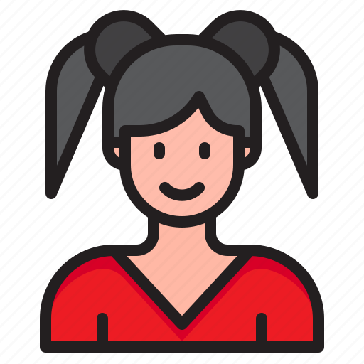 Avatar, woman, girl, profile, female icon - Download on Iconfinder