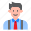 avatar, man, male, businessman, profile 