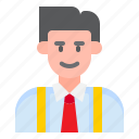 avatar, profile, businessman, man, male