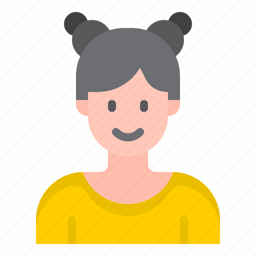 Avatar, woman, female, girl, profile icon - Download on Iconfinder