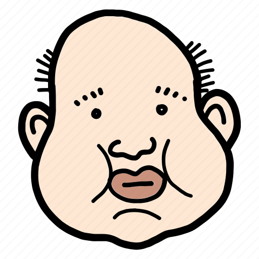 Adult, avatar, doodle, man, old, people, profile icon - Download on Iconfinder