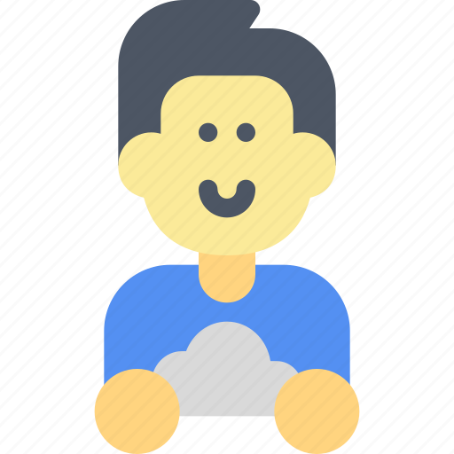 Technology, weather, cloud, man, person, profile, avatar icon - Download on Iconfinder