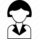 avatar, female, office, person, user, woman, worker