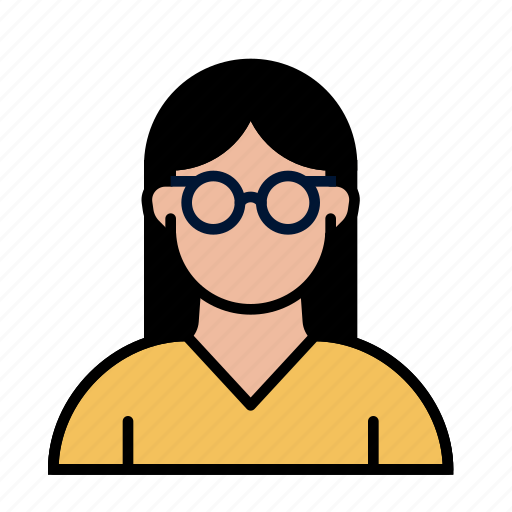 Woman, long, hair icon - Download on Iconfinder