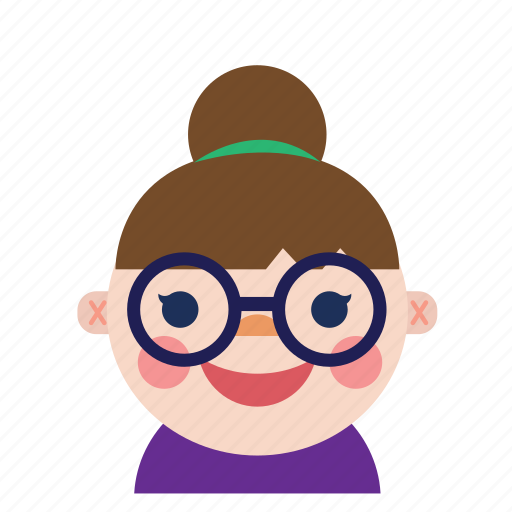 Avatar, baby, girl, kid, nerd, smiley, style icon - Download on Iconfinder