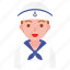 avatar, nautical, navy, sailor, user 