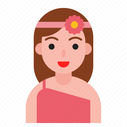 Avatar, cute, flower, profile, woman icon - Download on Iconfinder