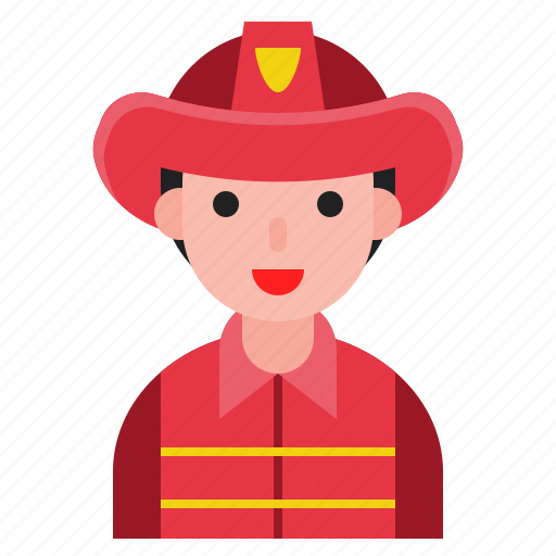 Avatar, firefighter, male, man, user icon - Download on Iconfinder