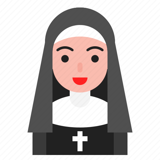 Avatar, catholic, christian, nun, religious, sister icon - Download on Iconfinder