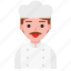 avatar, chef, cooking, kitchen, male, man, occupation 