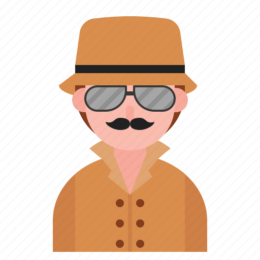 Avatar, detective, investigate, male, man, people icon - Download on Iconfinder