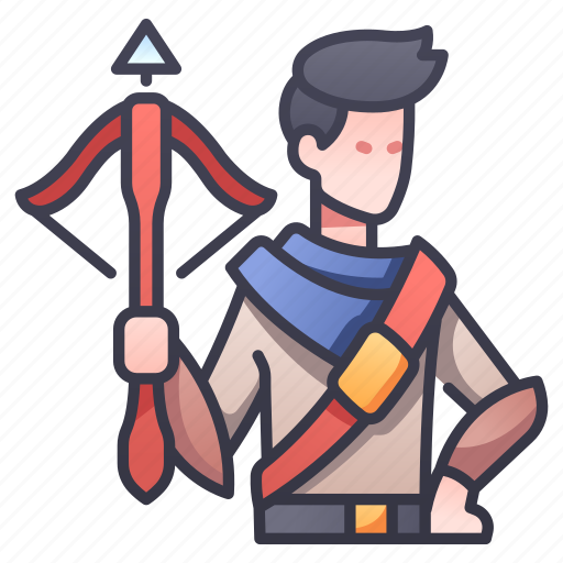 Archery, character, crossbow, hunt, hunter, rpg, weapon icon - Download on Iconfinder