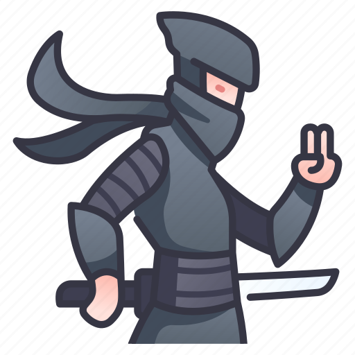 Assassin, character, japan, katana, ninja, rpg, warrior icon - Download on Iconfinder