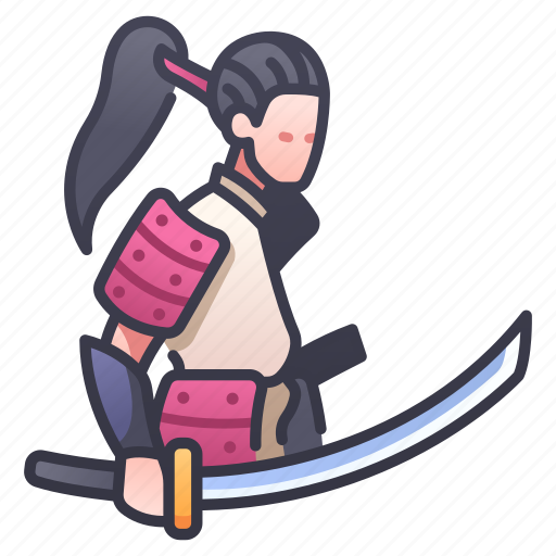 Character, japanese, rpg, samurai, sword, warrior, weapon icon - Download on Iconfinder