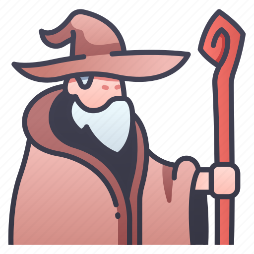 Character, fantasy, magic, magician, rpg, sorcerer, wizard icon - Download on Iconfinder